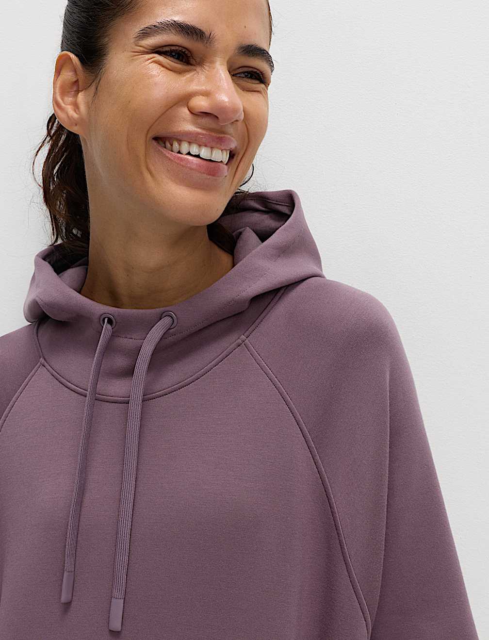 Relaxed Yoga Longline Hoodie