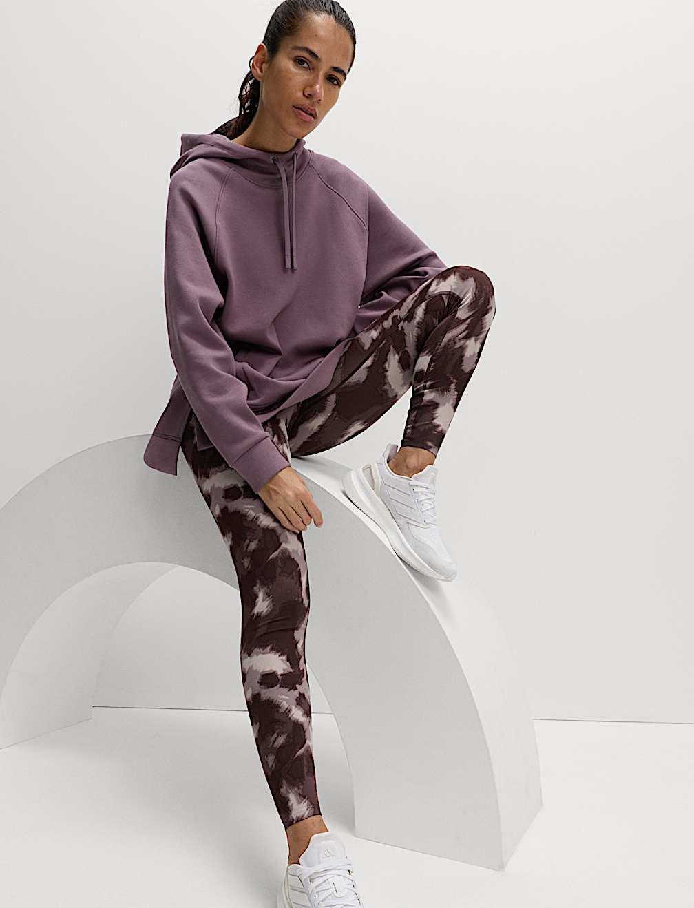 Relaxed Yoga Longline Hoodie