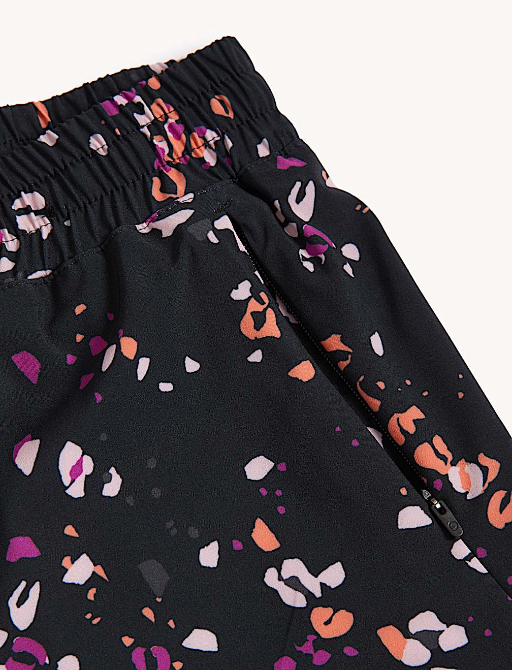 Woven Printed Layered Running Shorts