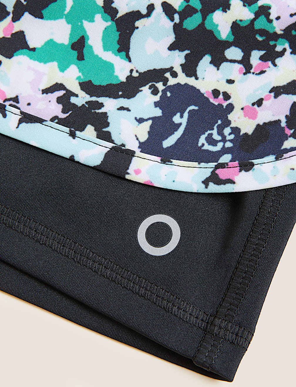 Woven Printed Layered Running Shorts