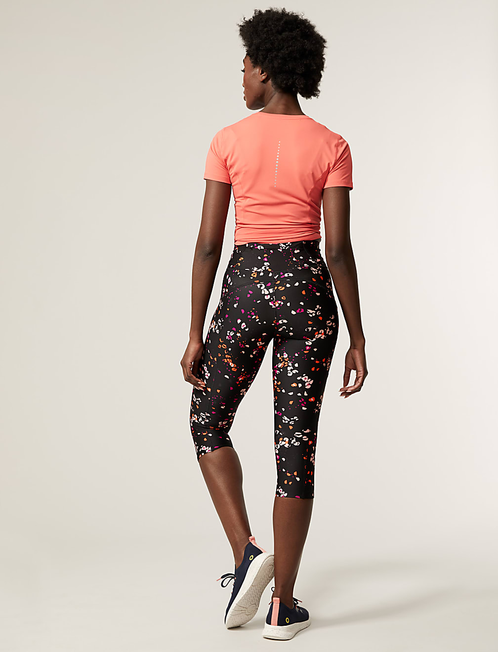Go Move Printed Cropped Gym Leggings