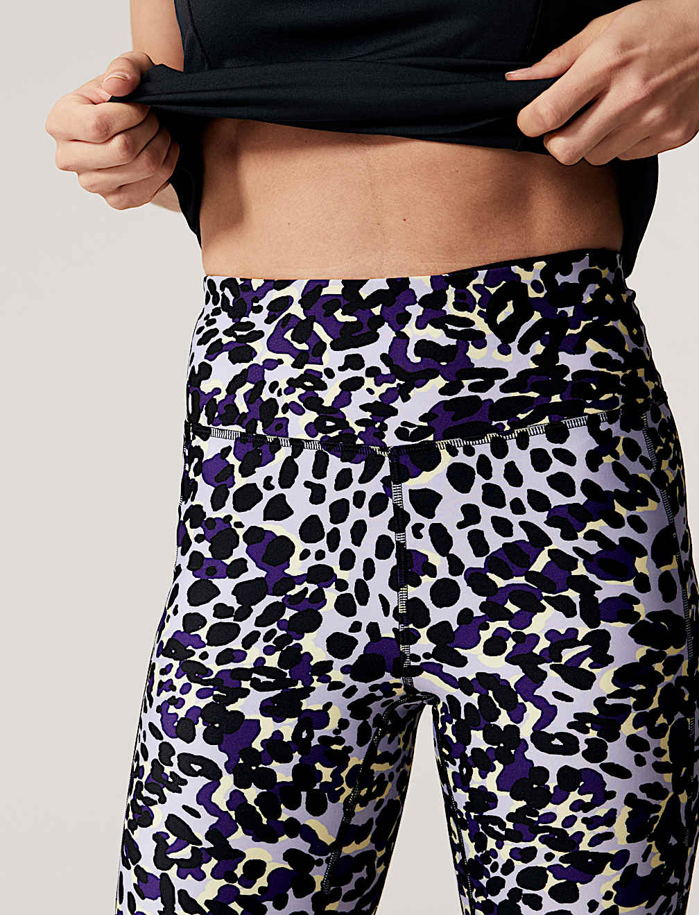 Go Move Printed Cropped Gym Leggings