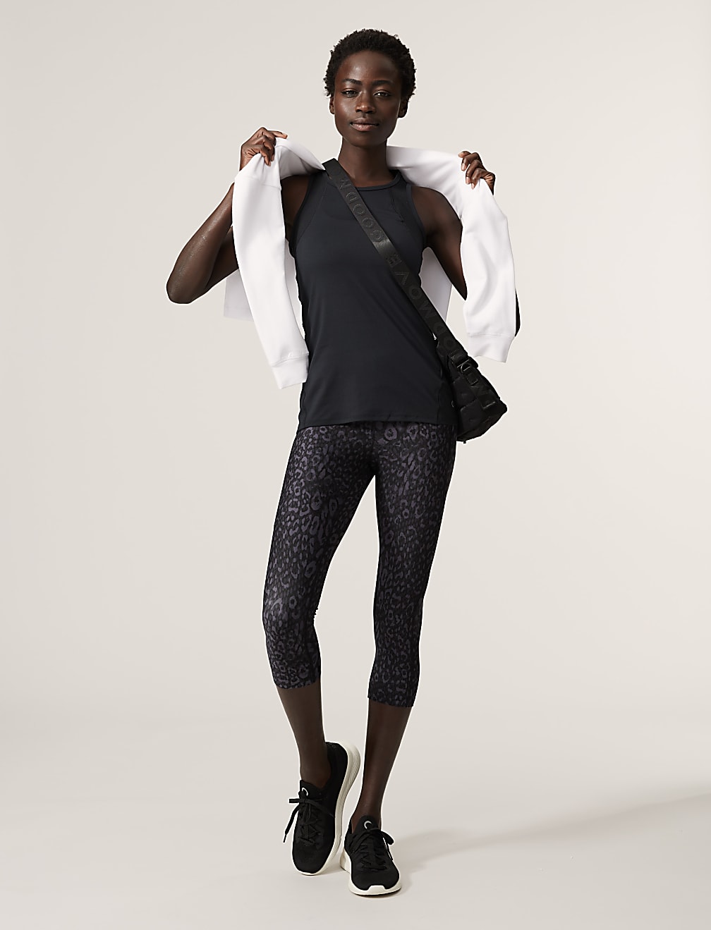 Go Move Printed Cropped Gym Leggings