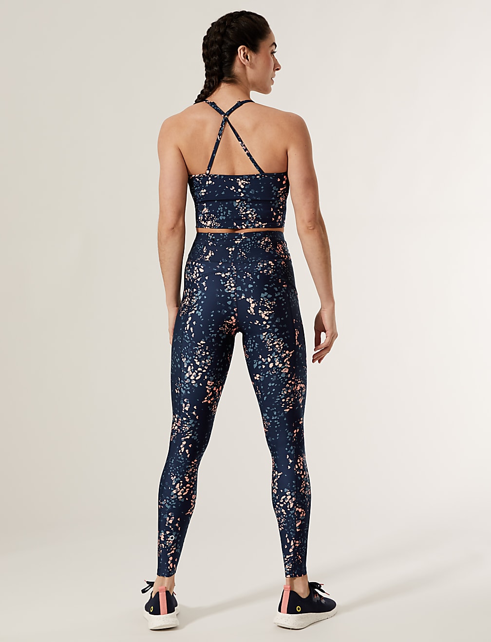 Go Move Printed High Waisted Gym Leggings