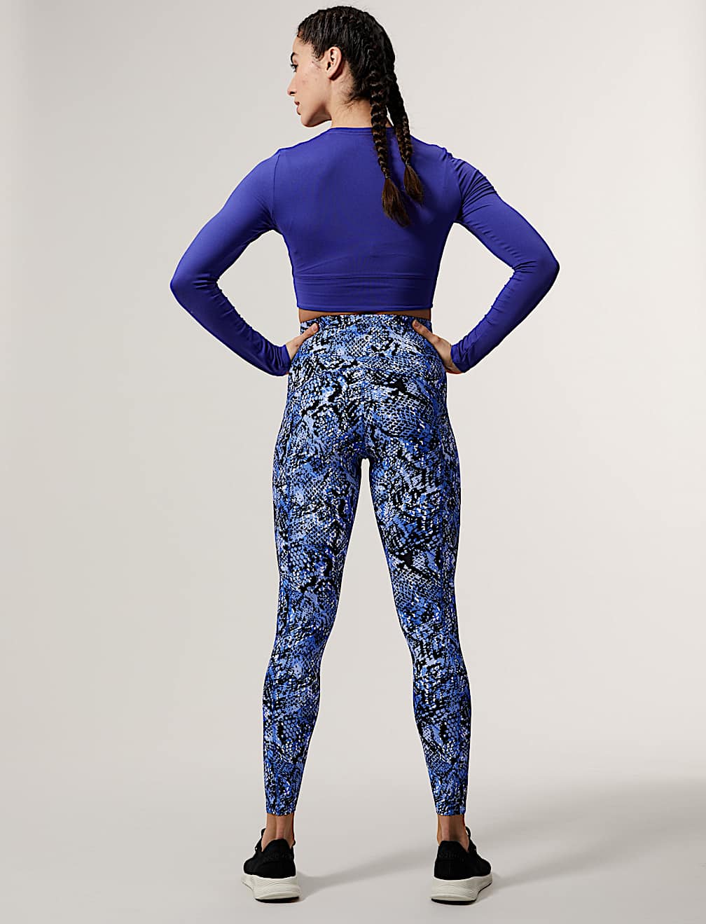 Go Move Printed High Waisted Gym Leggings