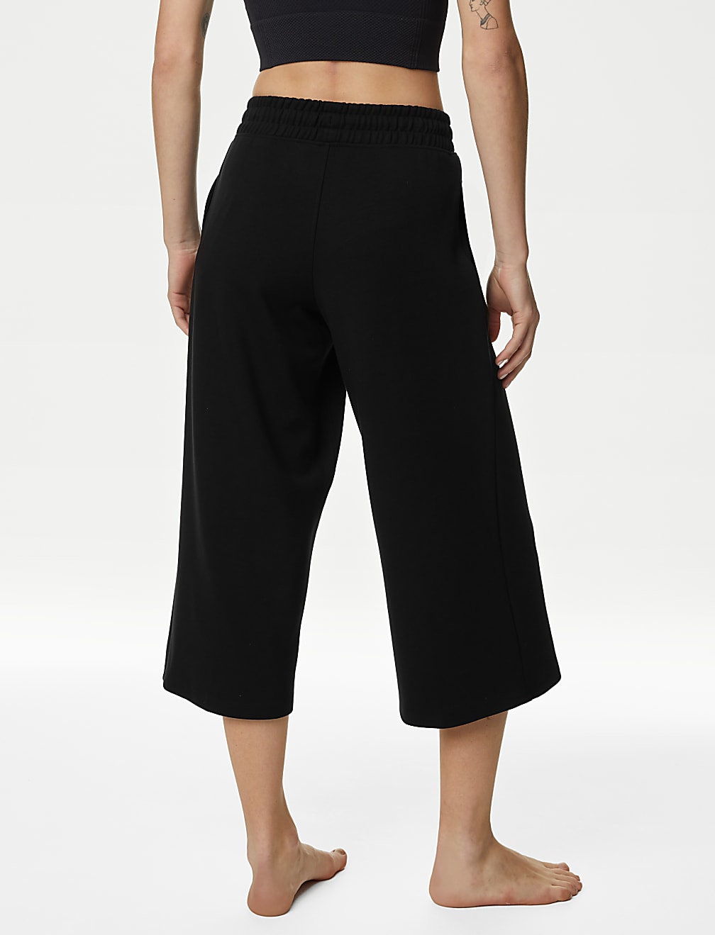 High Waisted Wide Leg Culottes