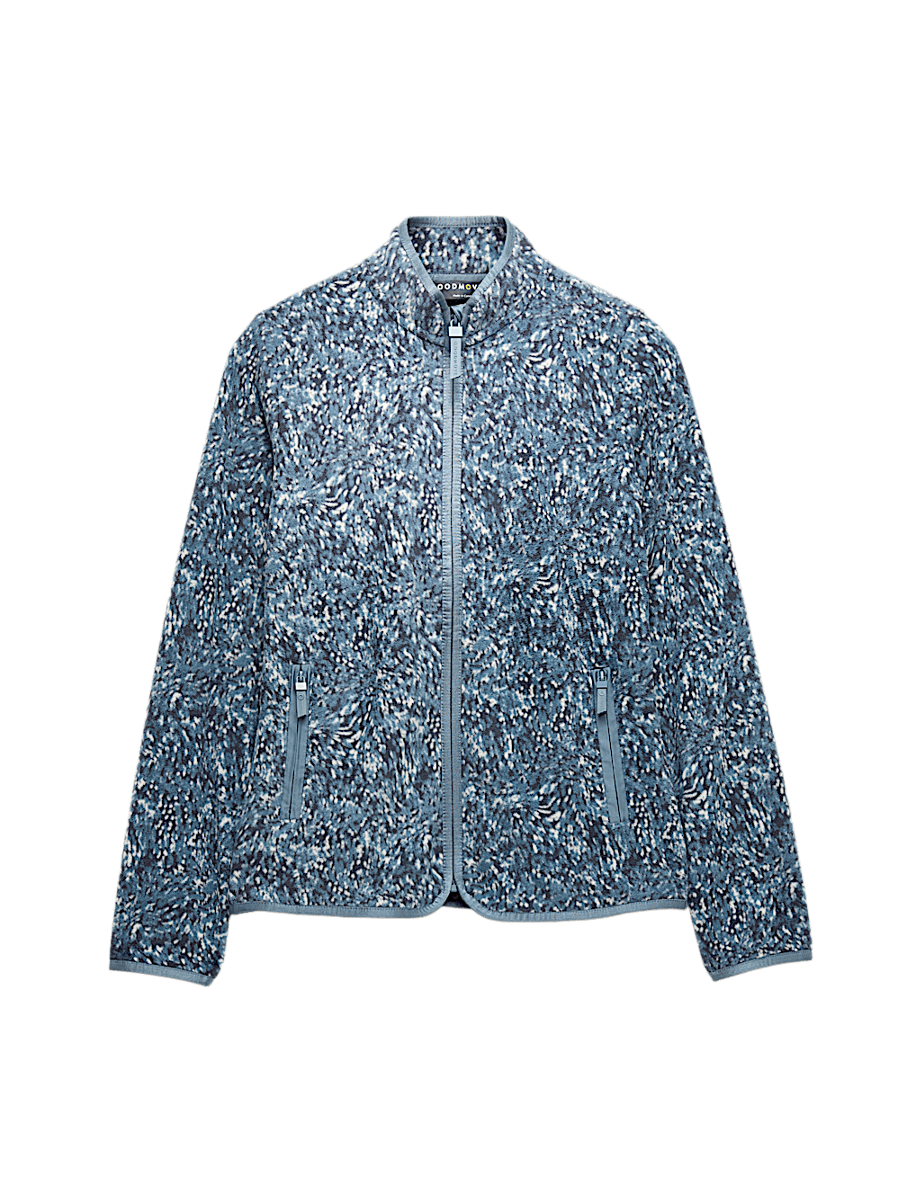 Thermal Zip Up Printed Fleece Jacket