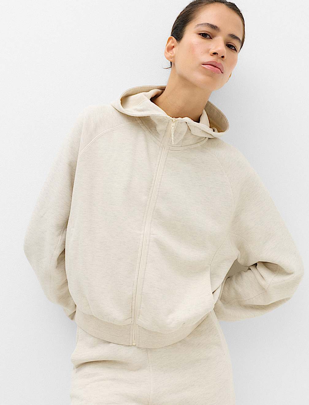 Cotton Rich Relaxed Hoodie