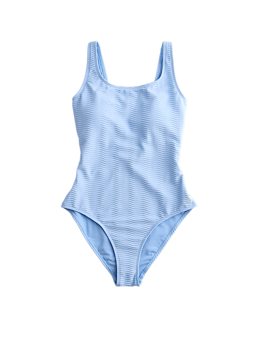 Tummy Control Textured Padded Scoop Back Swimsuit