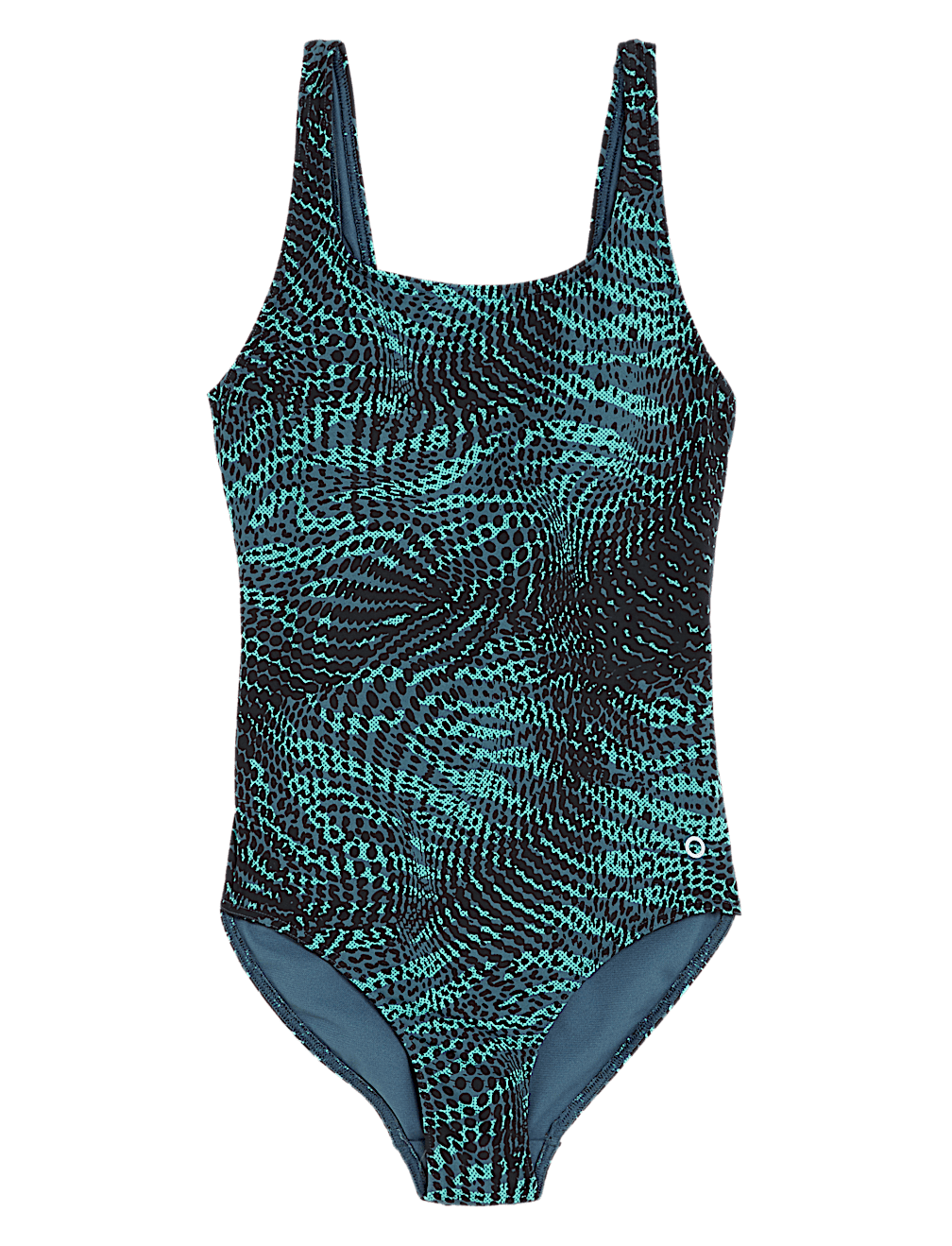 Animal Print Padded Scoop Neck Swimsuit