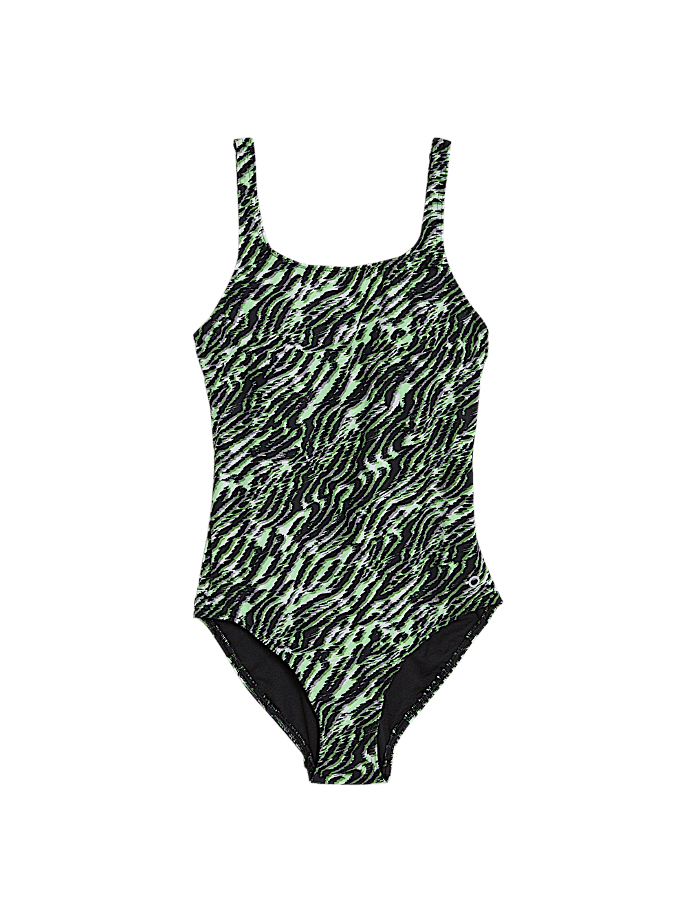 Animal Print Padded Scoop Neck Swimsuit