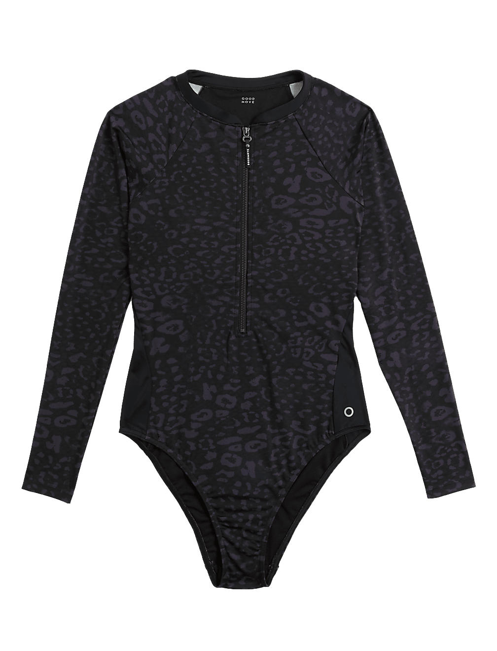 Zip Up Long Sleeve Swimsuit