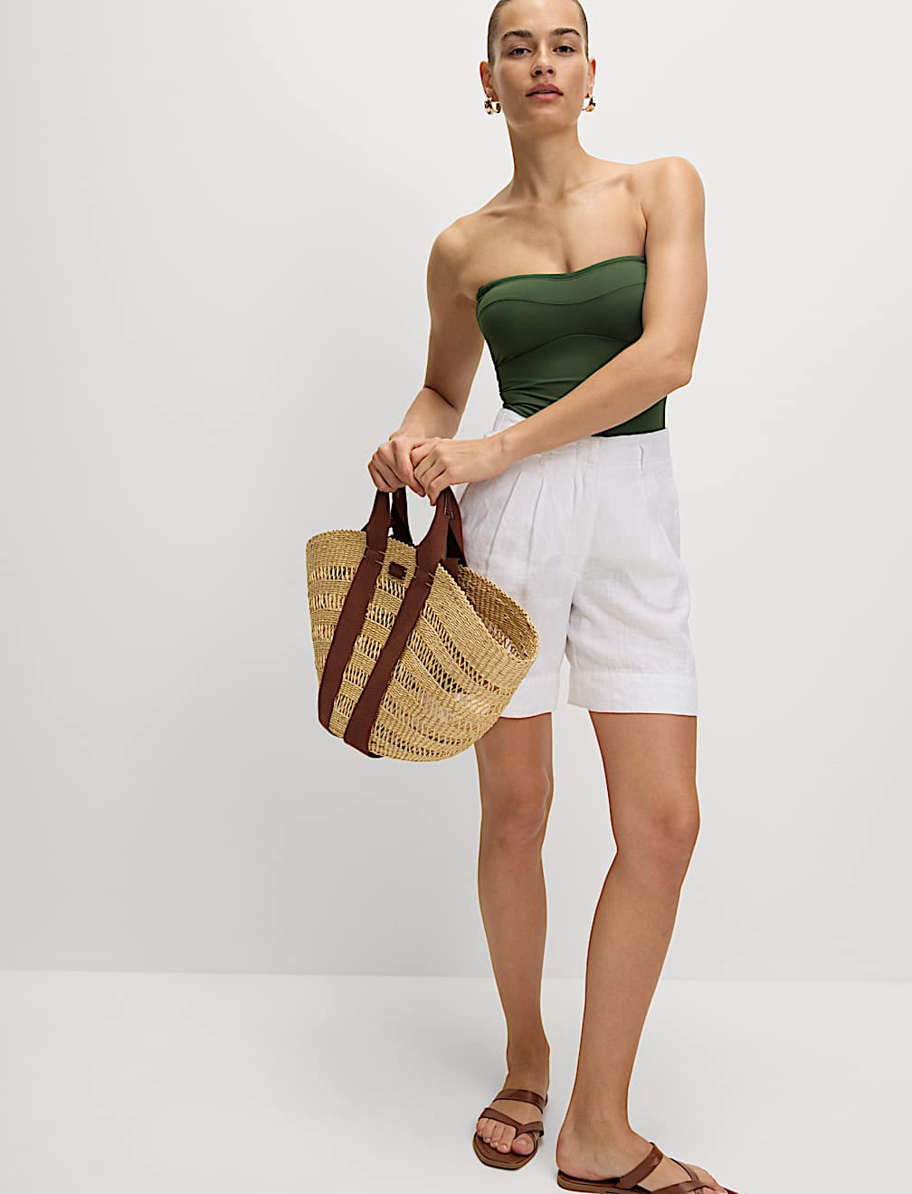 360 Tummy Control Padded Bandeau Swimsuit