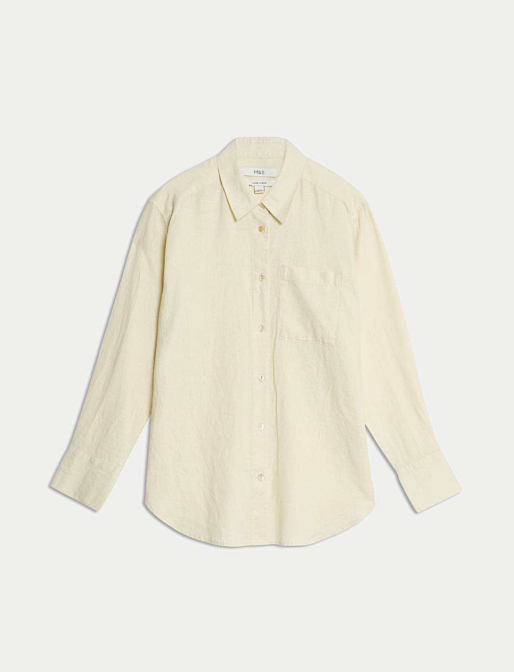 Pure Linen Oversized Shirt