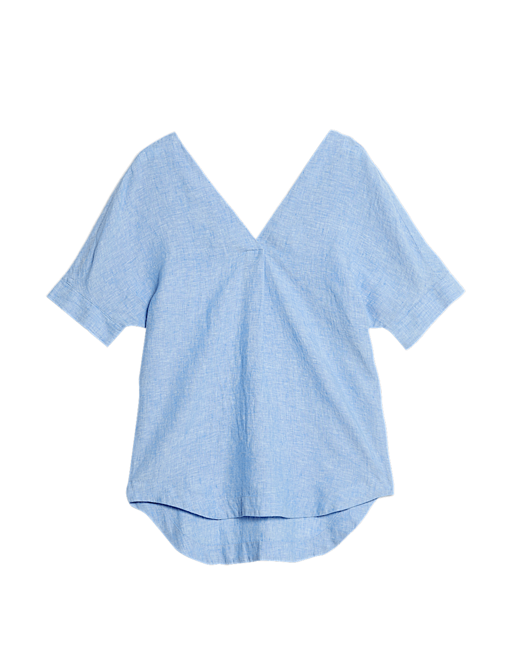 Pure Linen V-Neck Popover