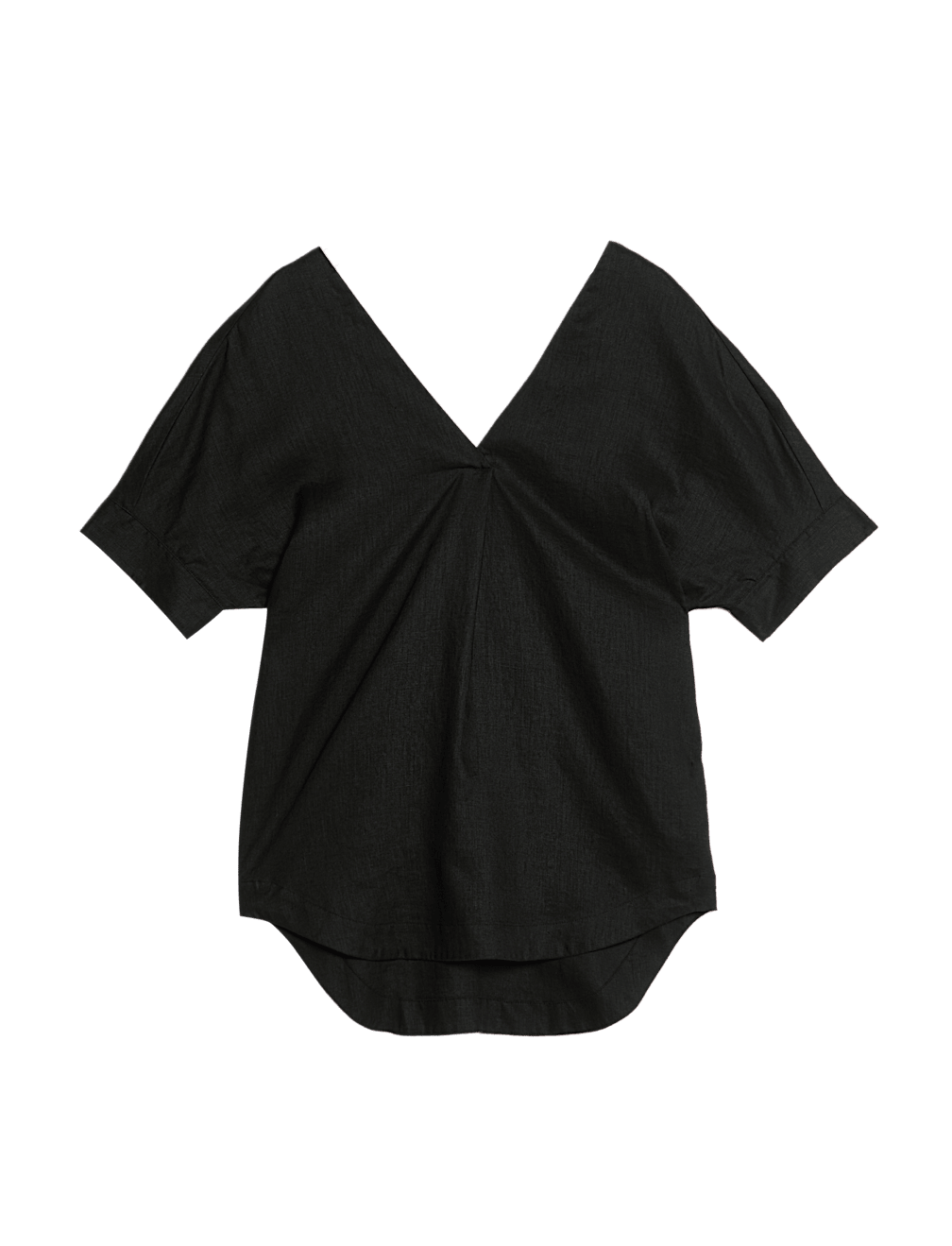 Pure Linen V-Neck Popover