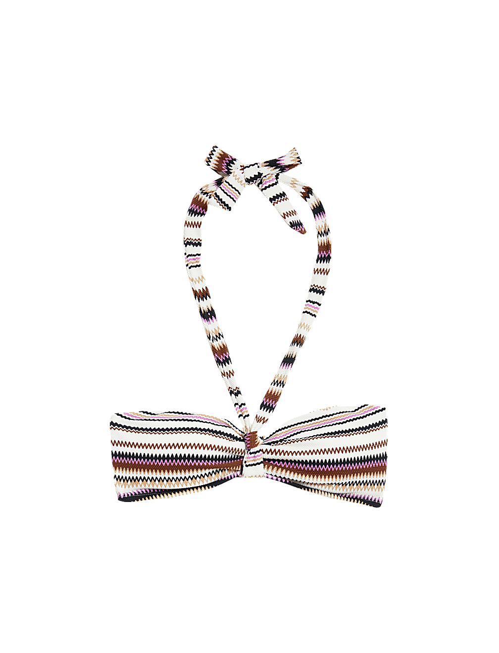 Printed Halterneck Bikini Top