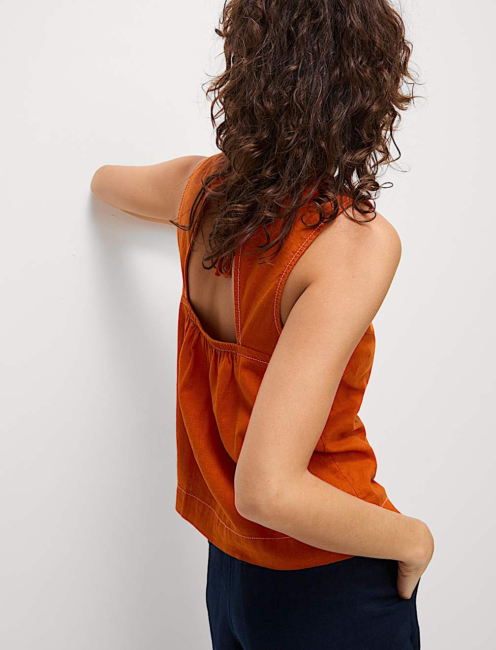 Linen Rich Regular Fit Vest