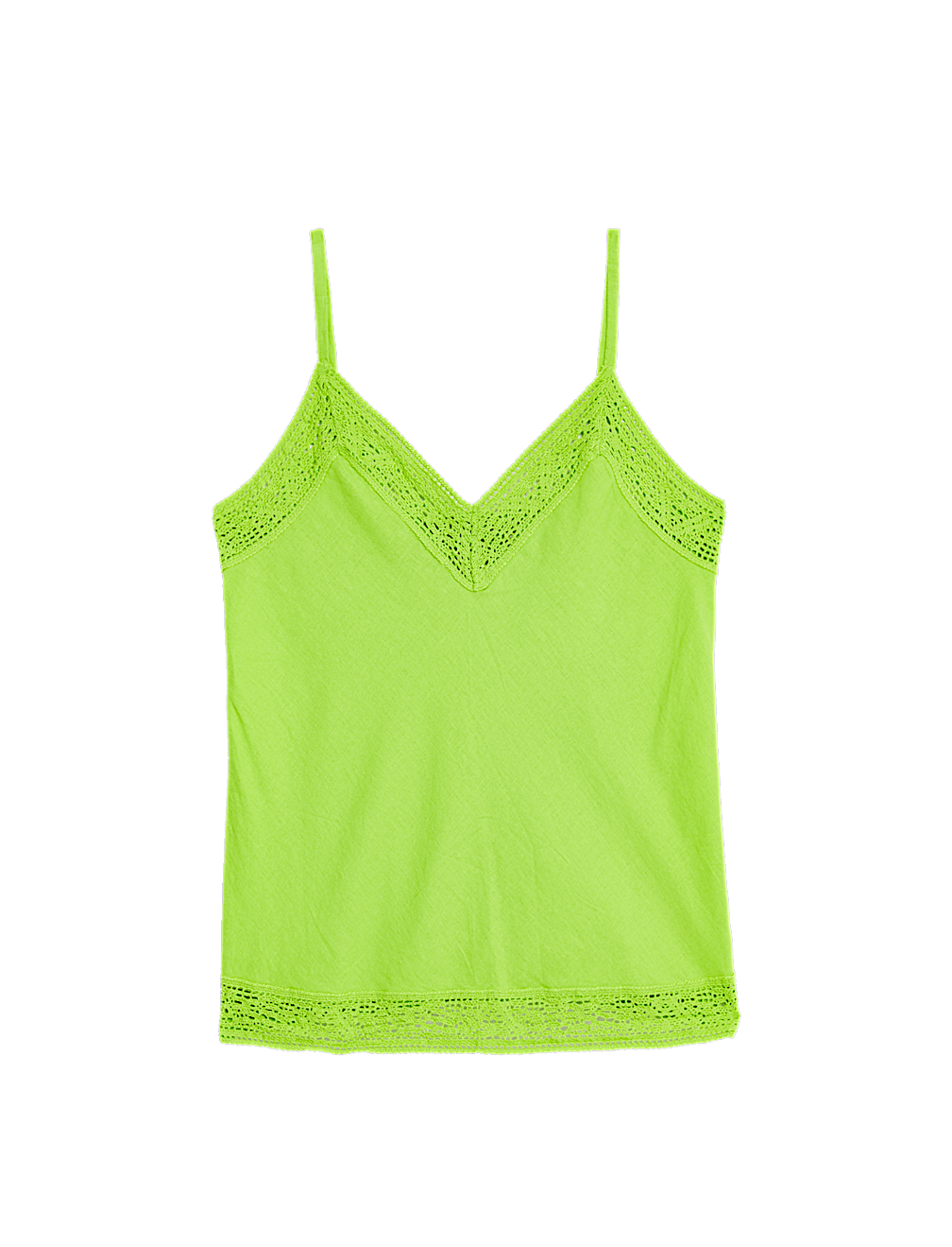 Linen Rich V-Neck Cami Top