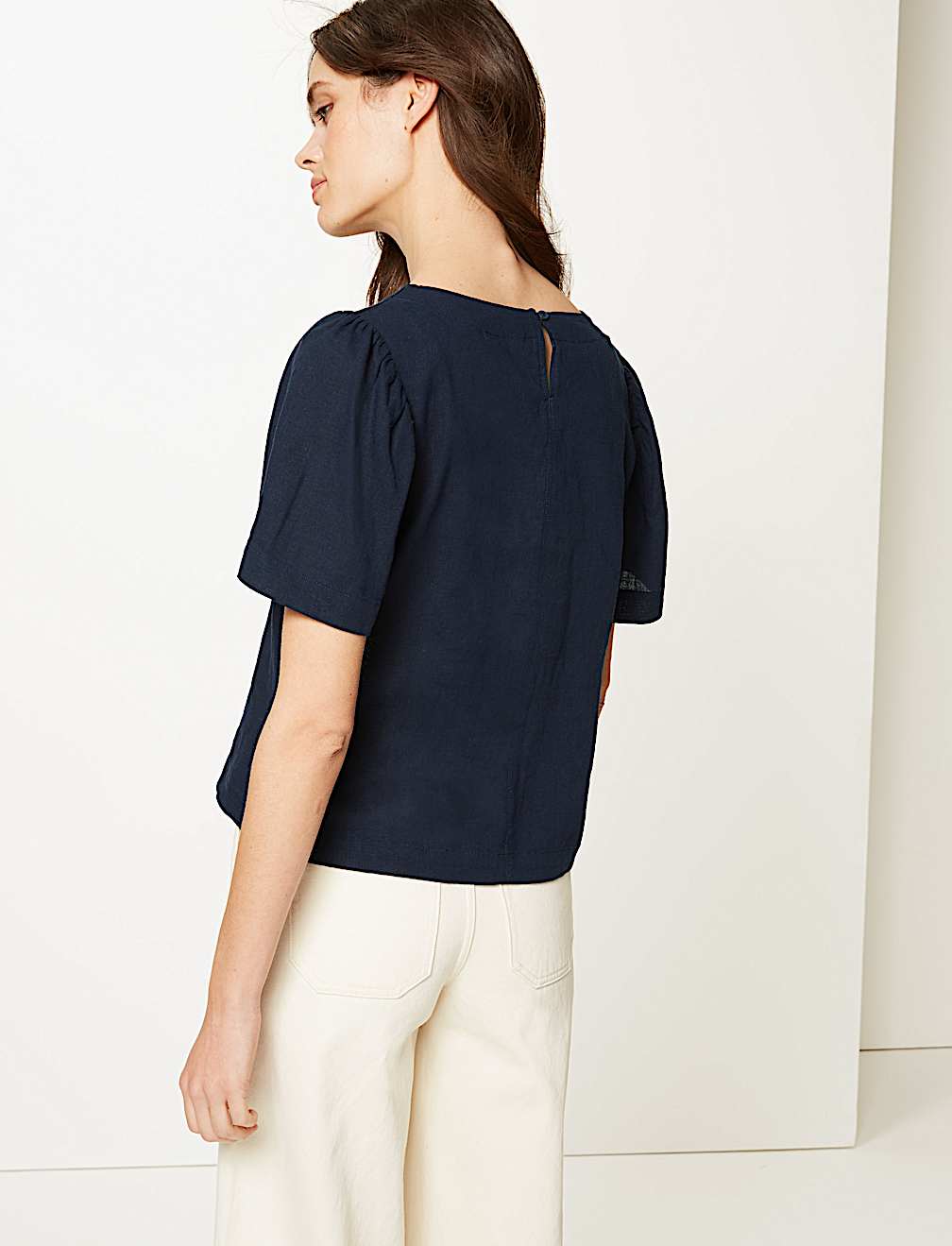 Linen Rich Blouse