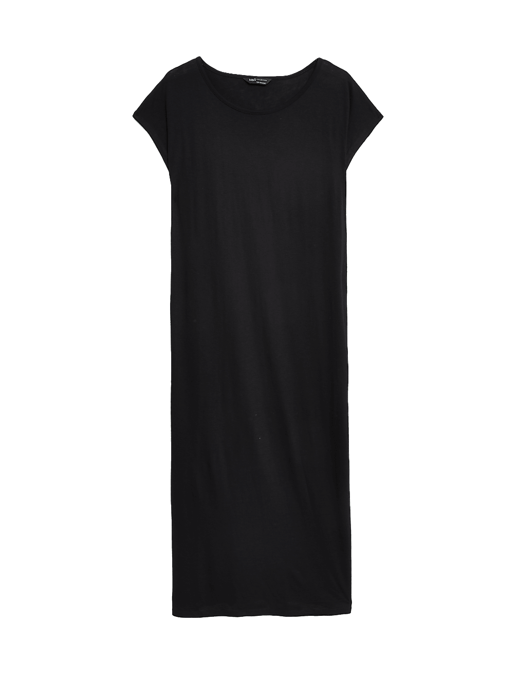 Jersey High Neck Midi T-Shirt Dress