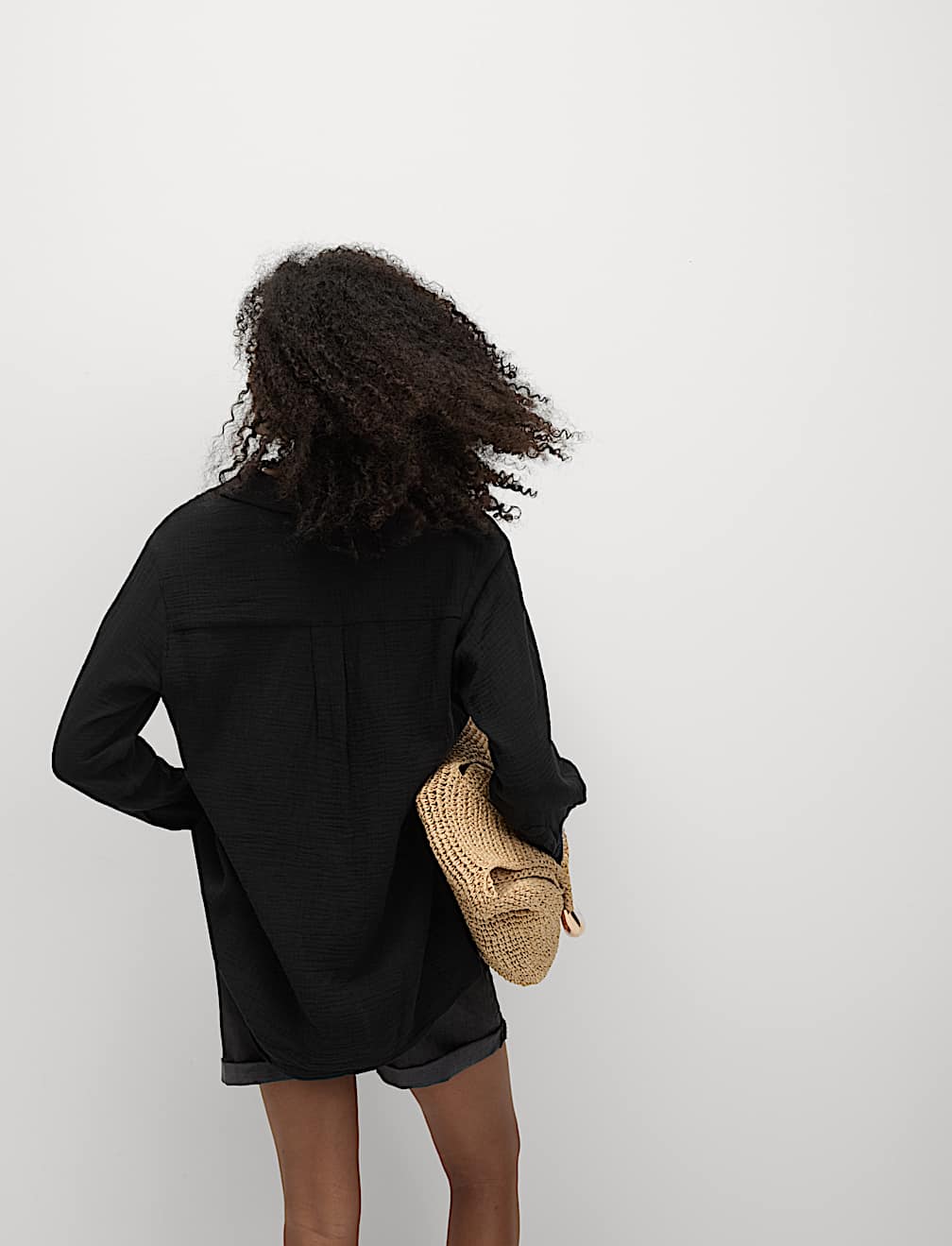 Pure Cotton Relaxed Beach Shirt