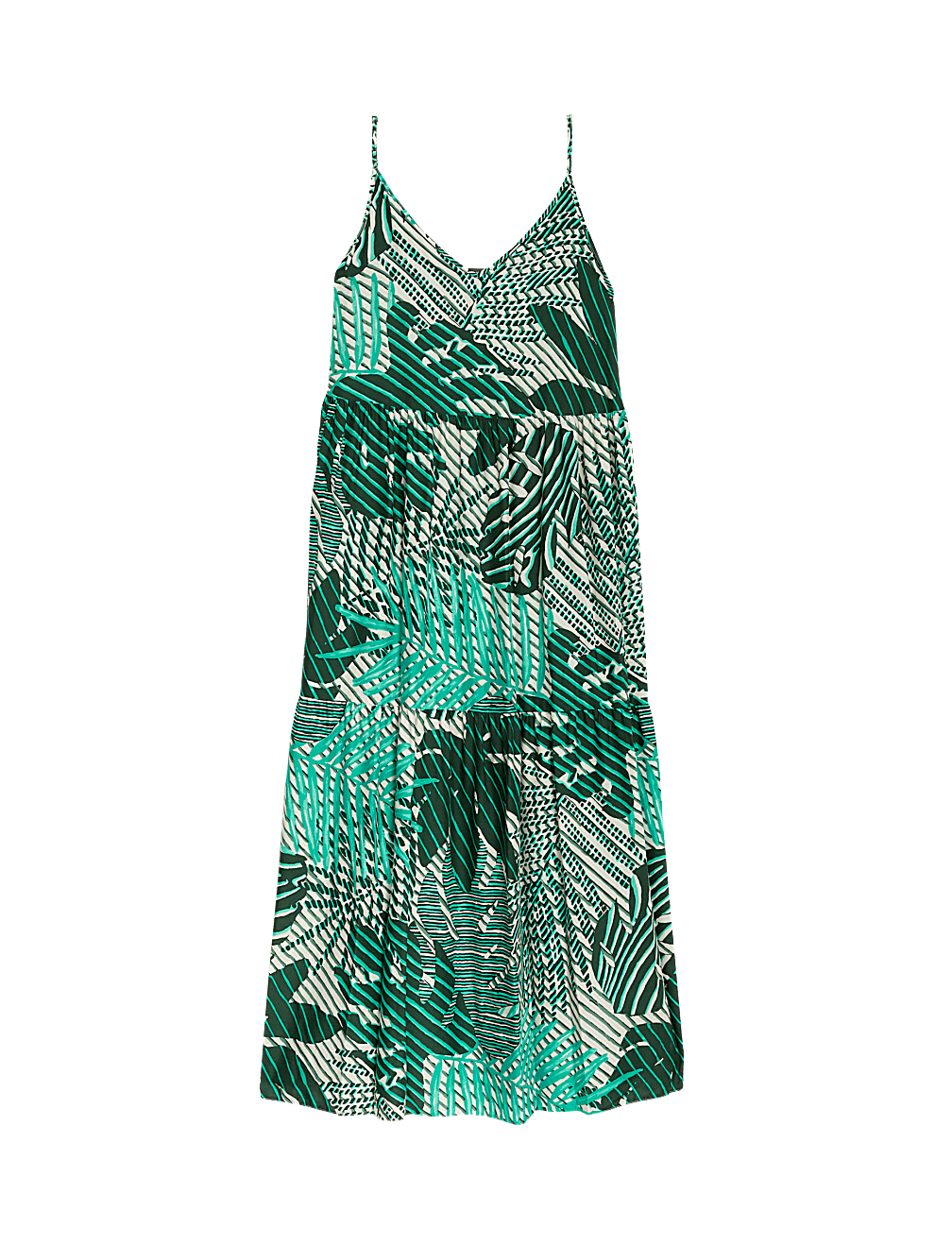Buy Printed V-Neck Midaxi Beach Dress at Marks & Spencer