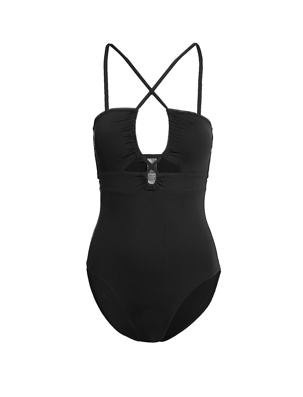 Padded Cut Out Halterneck Swimsuit