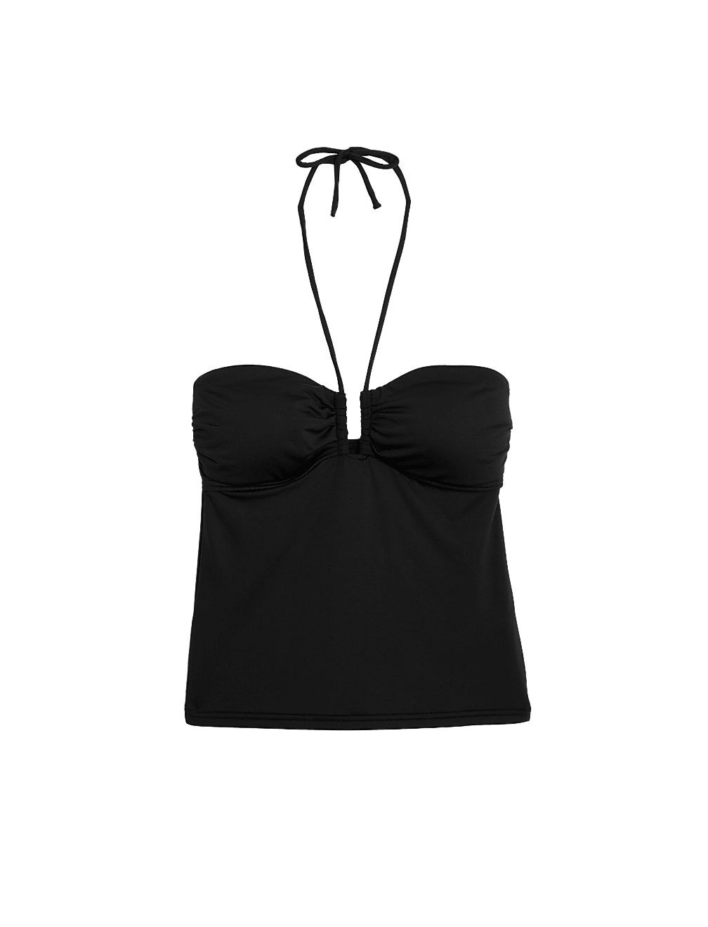 Tummy Control Halterneck Tankini Top
