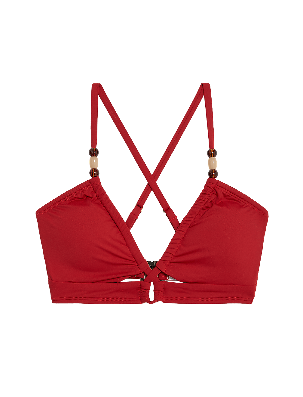 Cut Out Halterneck Bikini Top