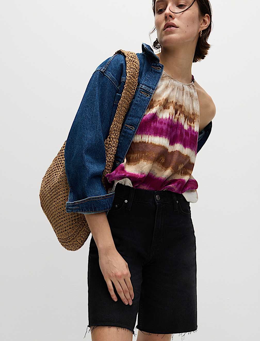 Linen Rich Halter Neck Top