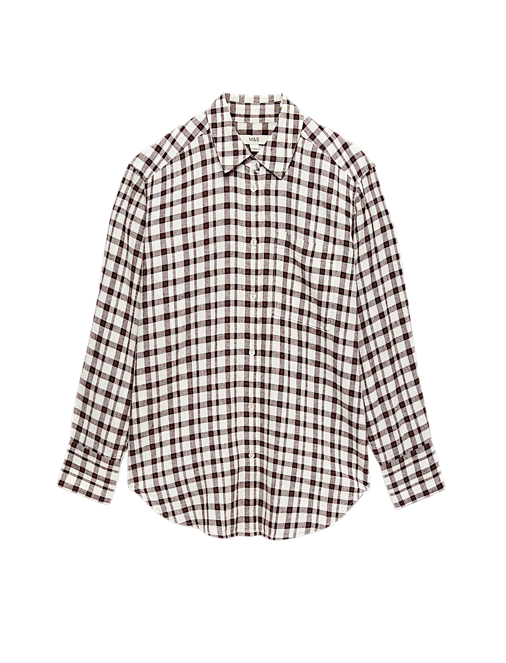 Linen Rich Checked Shirt