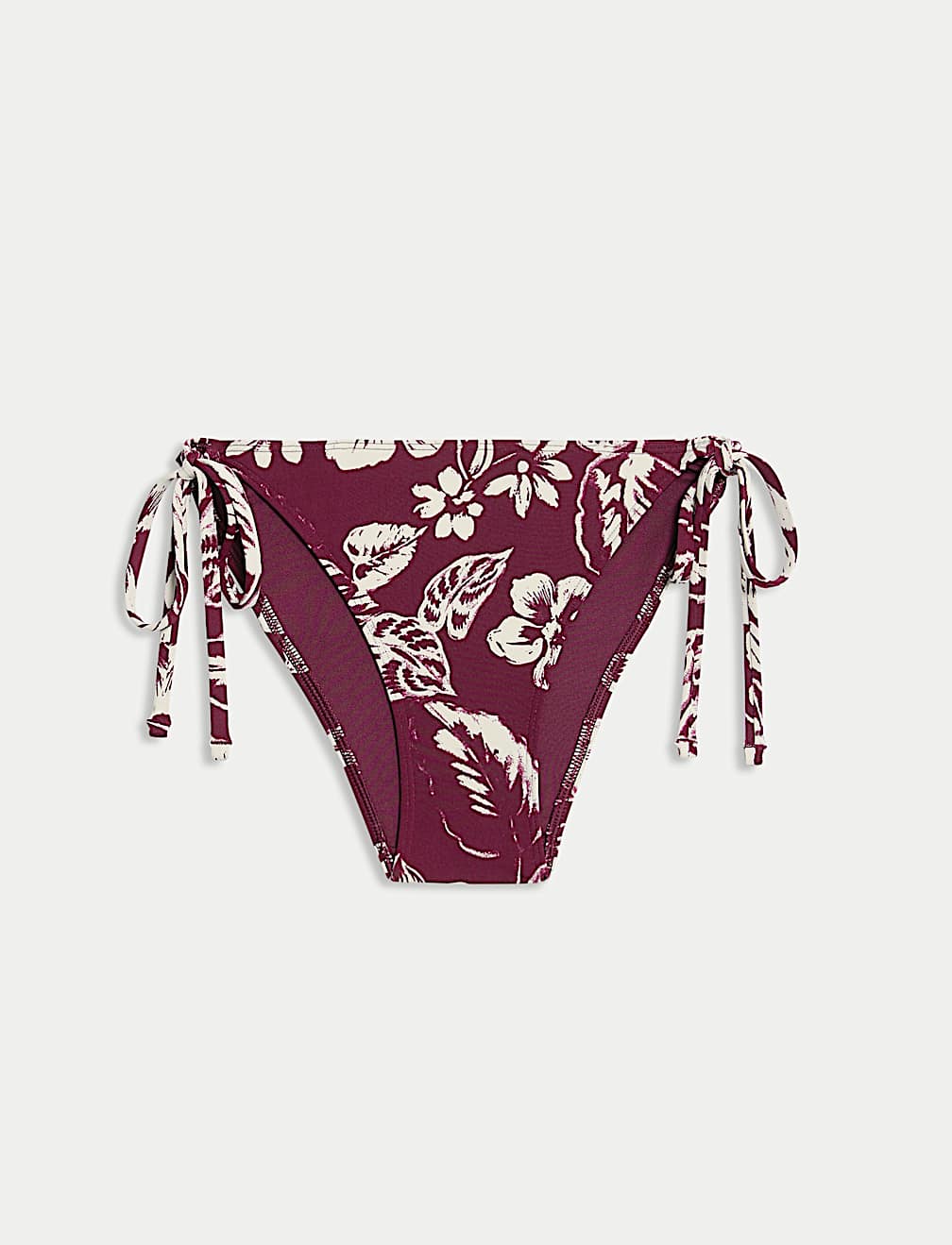Printed Tie Side Bikini Bottoms