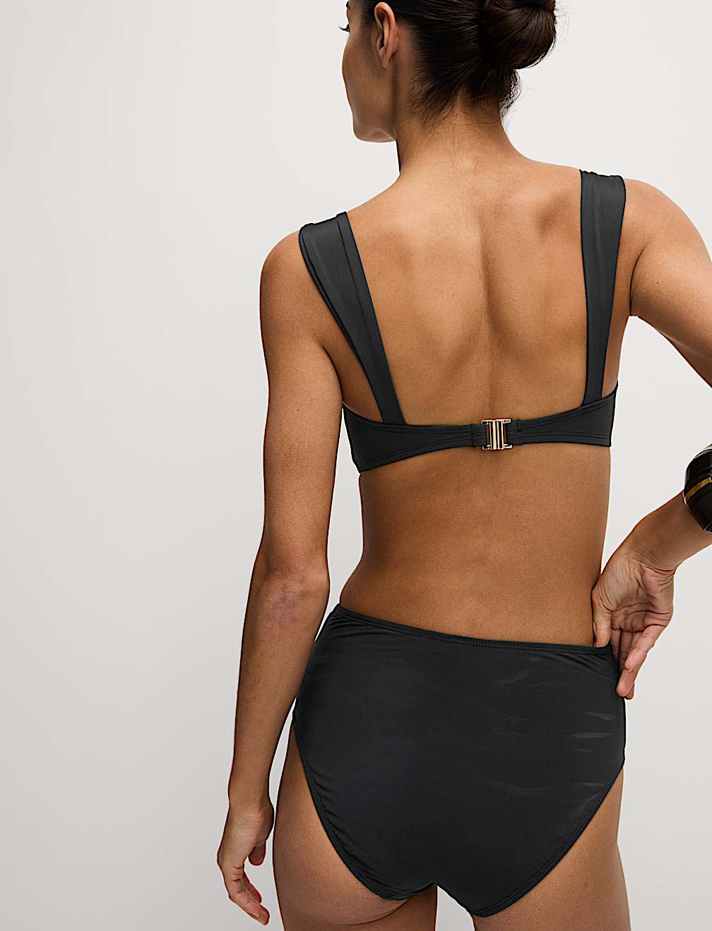 Tummy Control High Waisted Bikini Bottoms