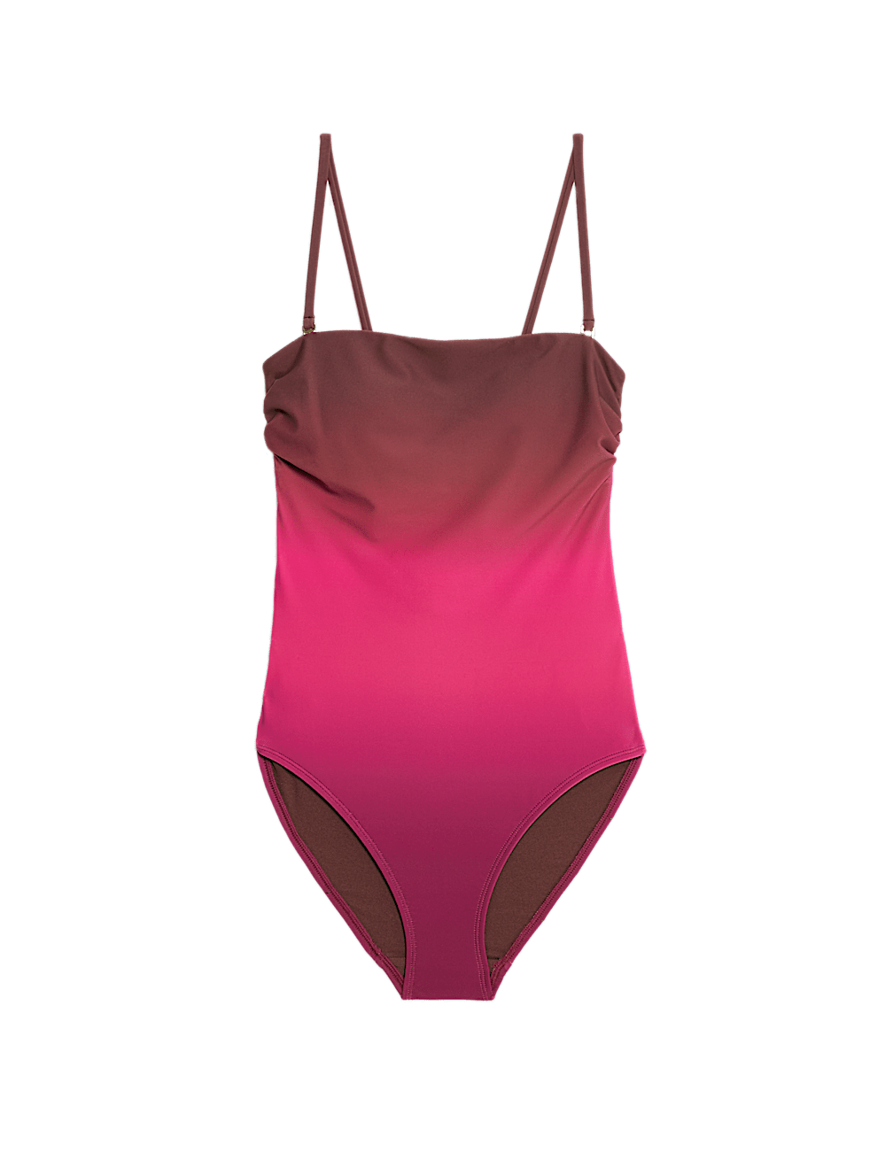 Ombre Bandeau Swimsuit