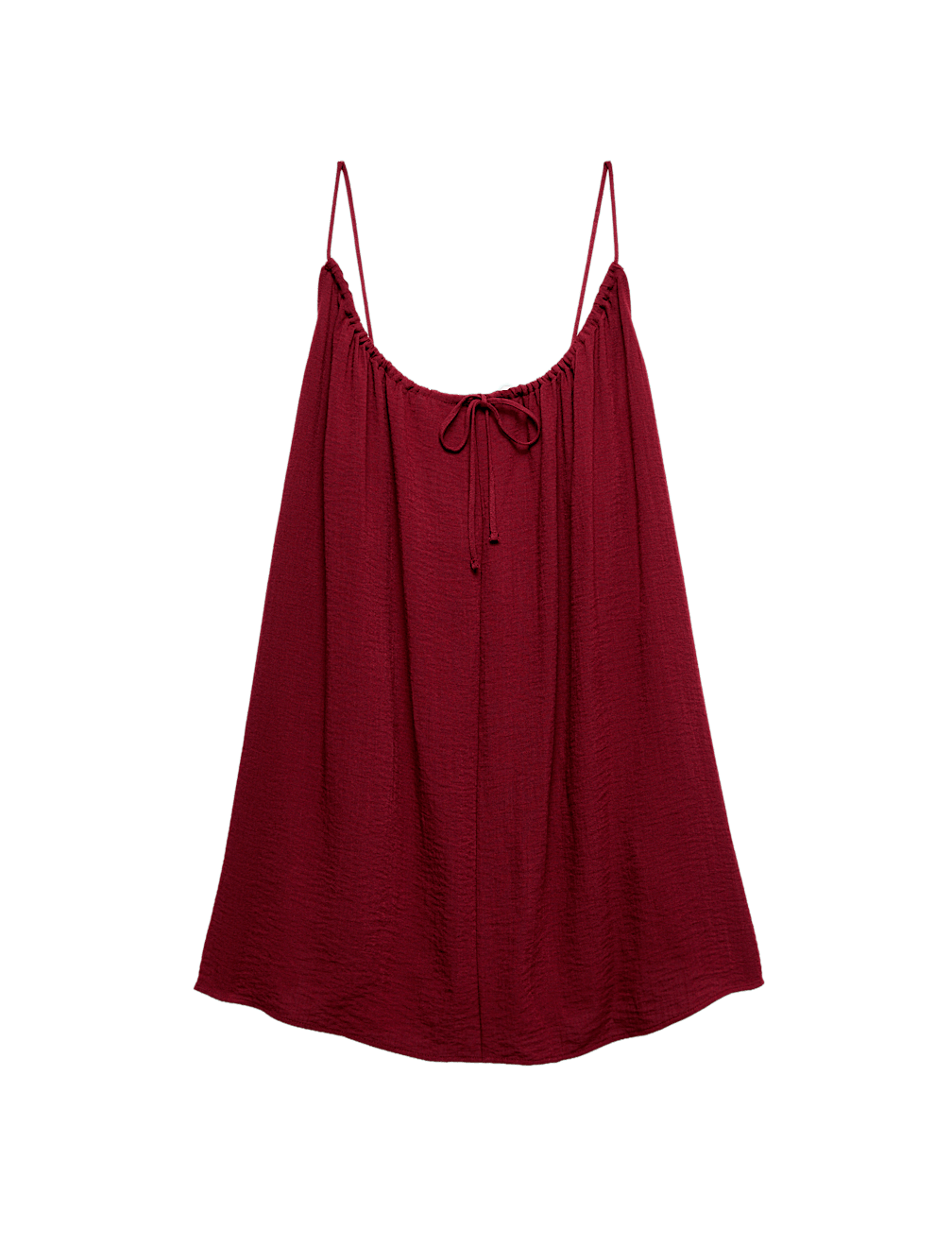 Tie Front Strappy Mini Slip Dress