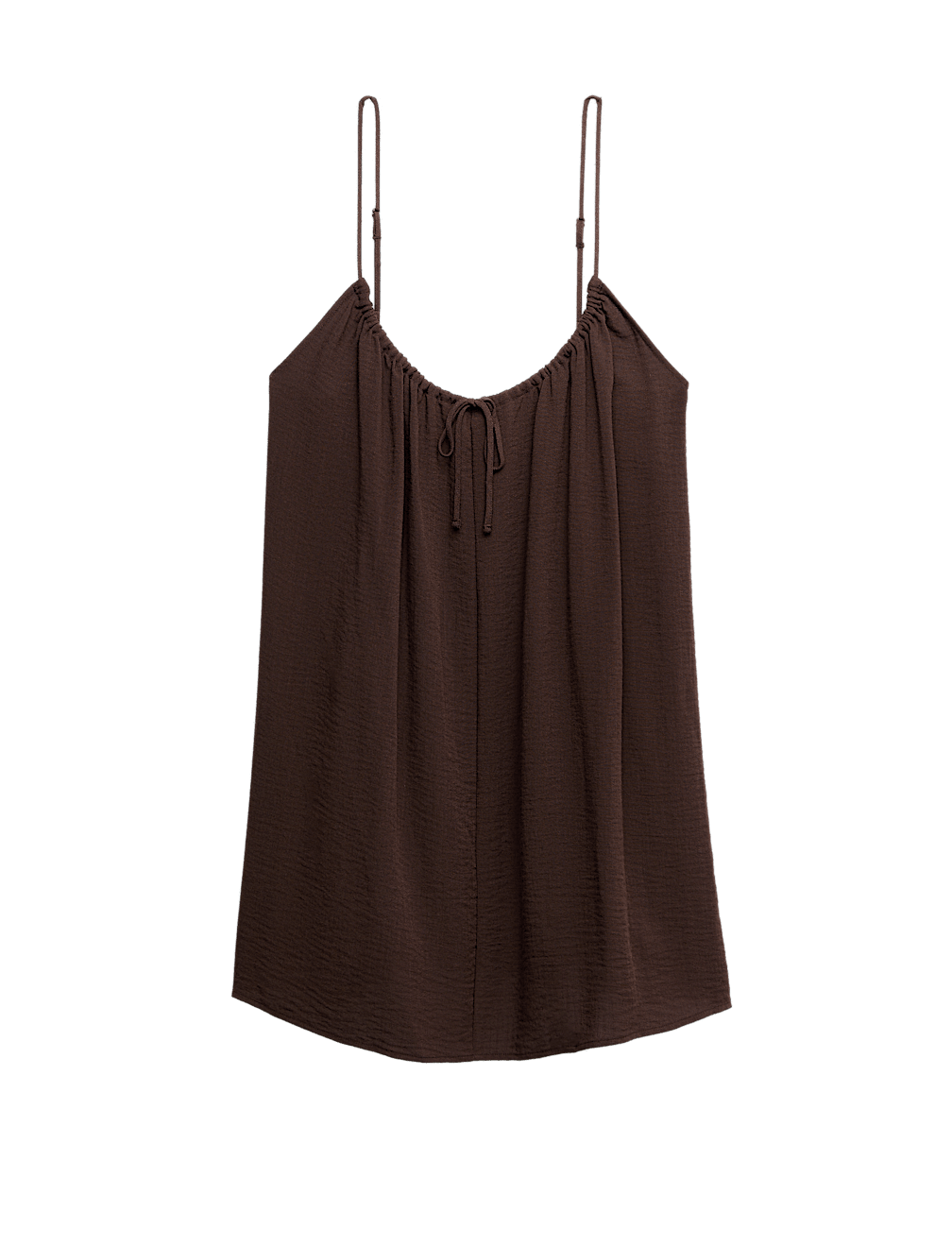 Tie Front Strappy Mini Slip Dress