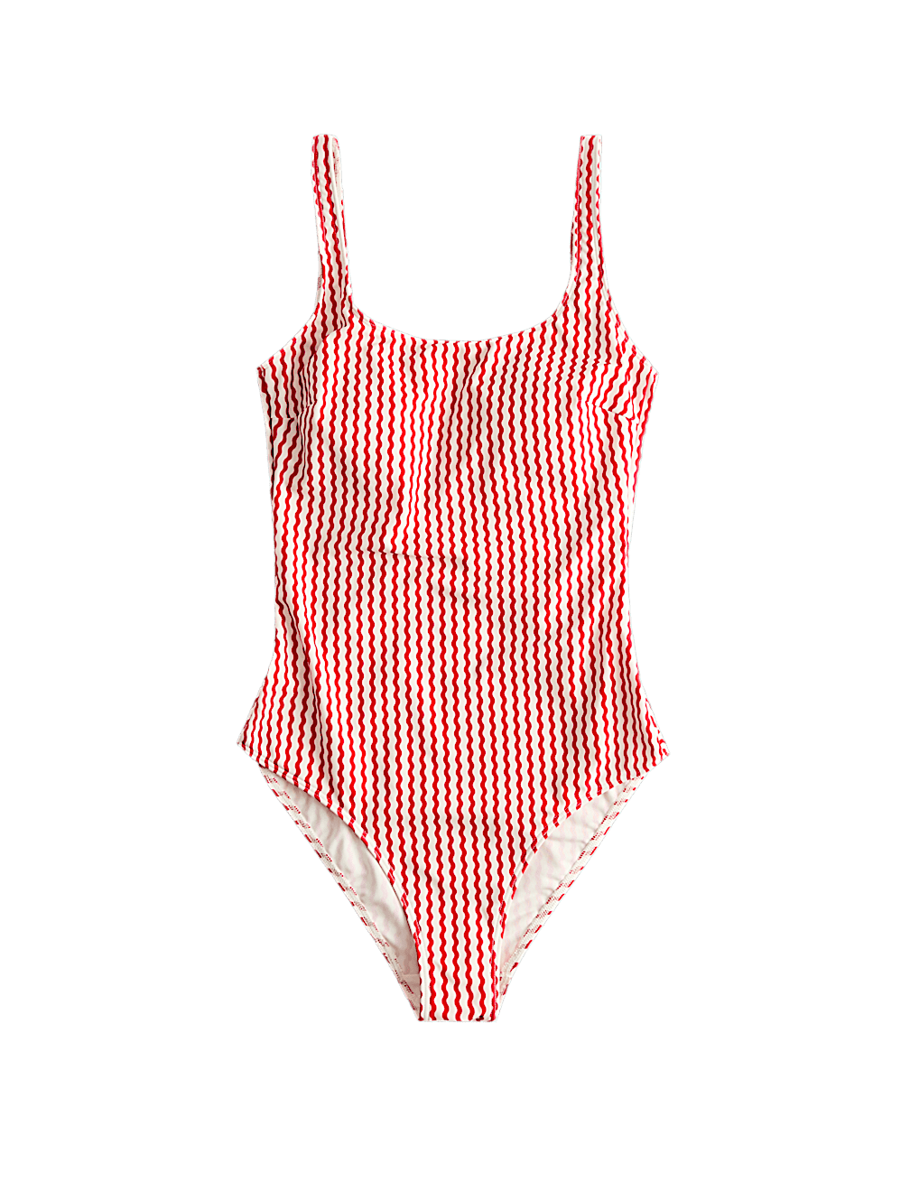 Printed Scoop Neck Swimsuit