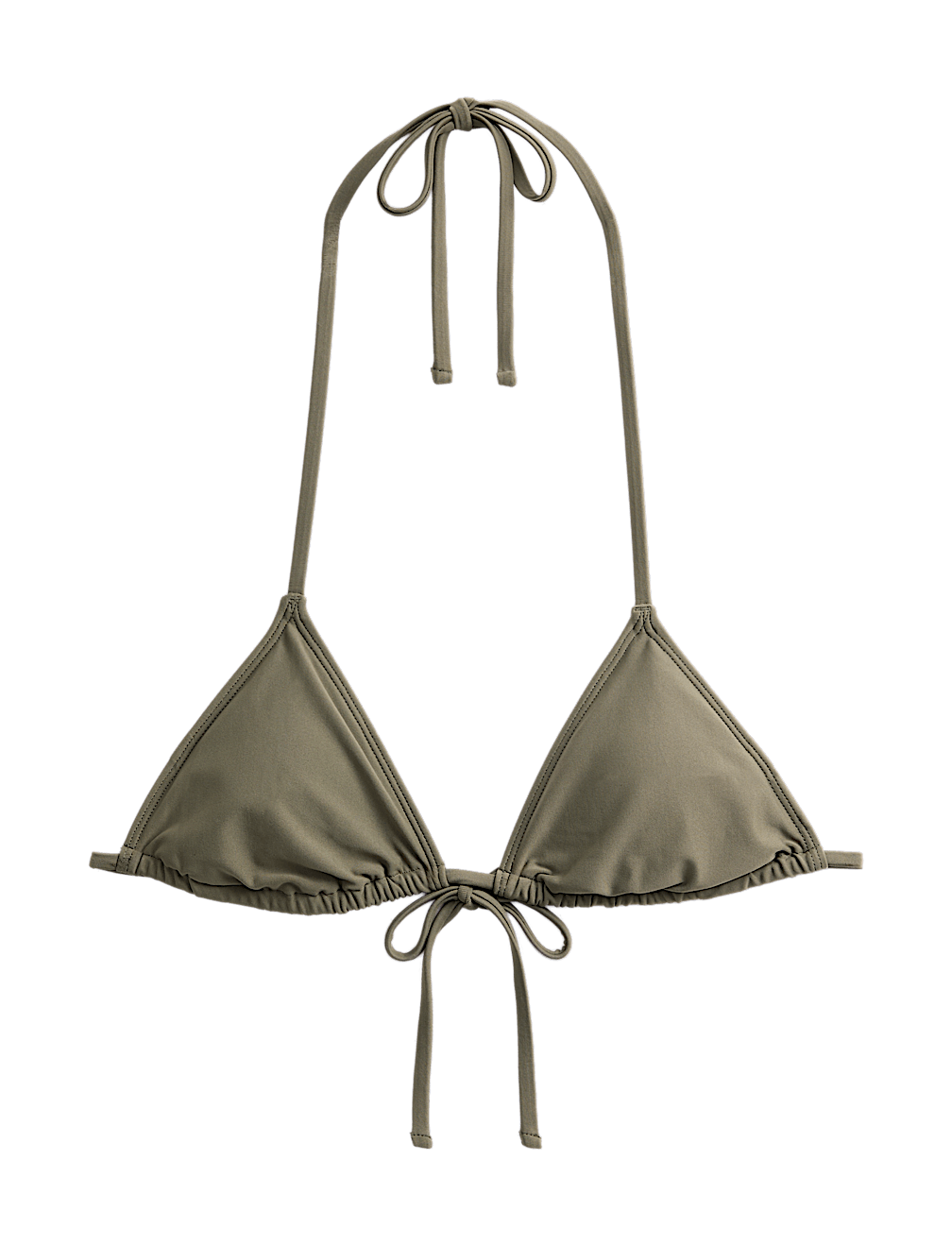 Padded Halterneck Triangle Bikini Top