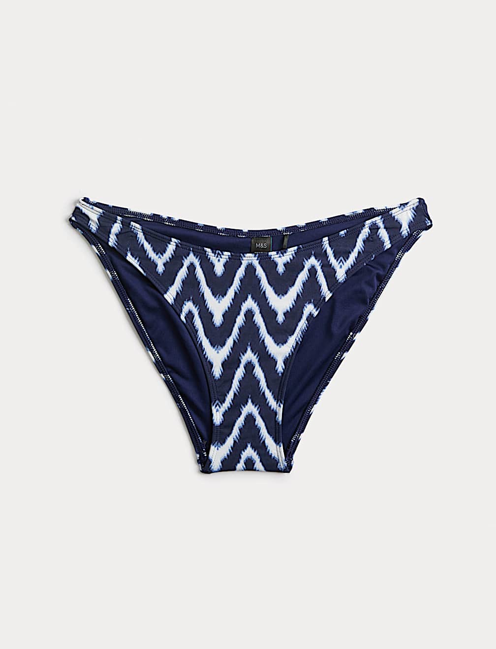 Printed High Leg Bikini Bottoms
