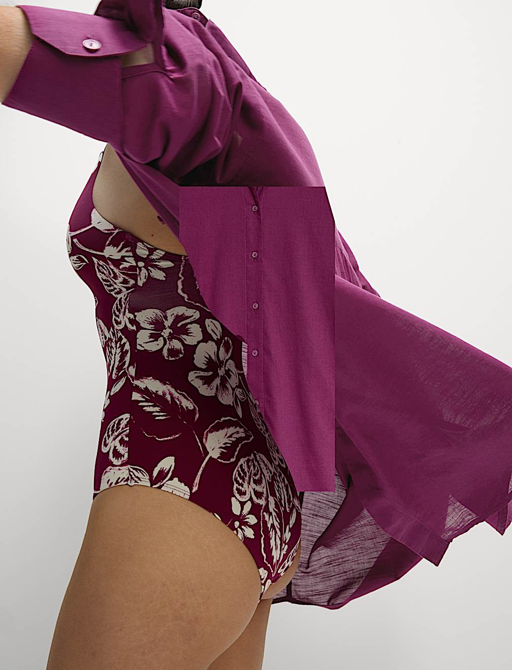 Pure Cotton Collared Beach Shirt