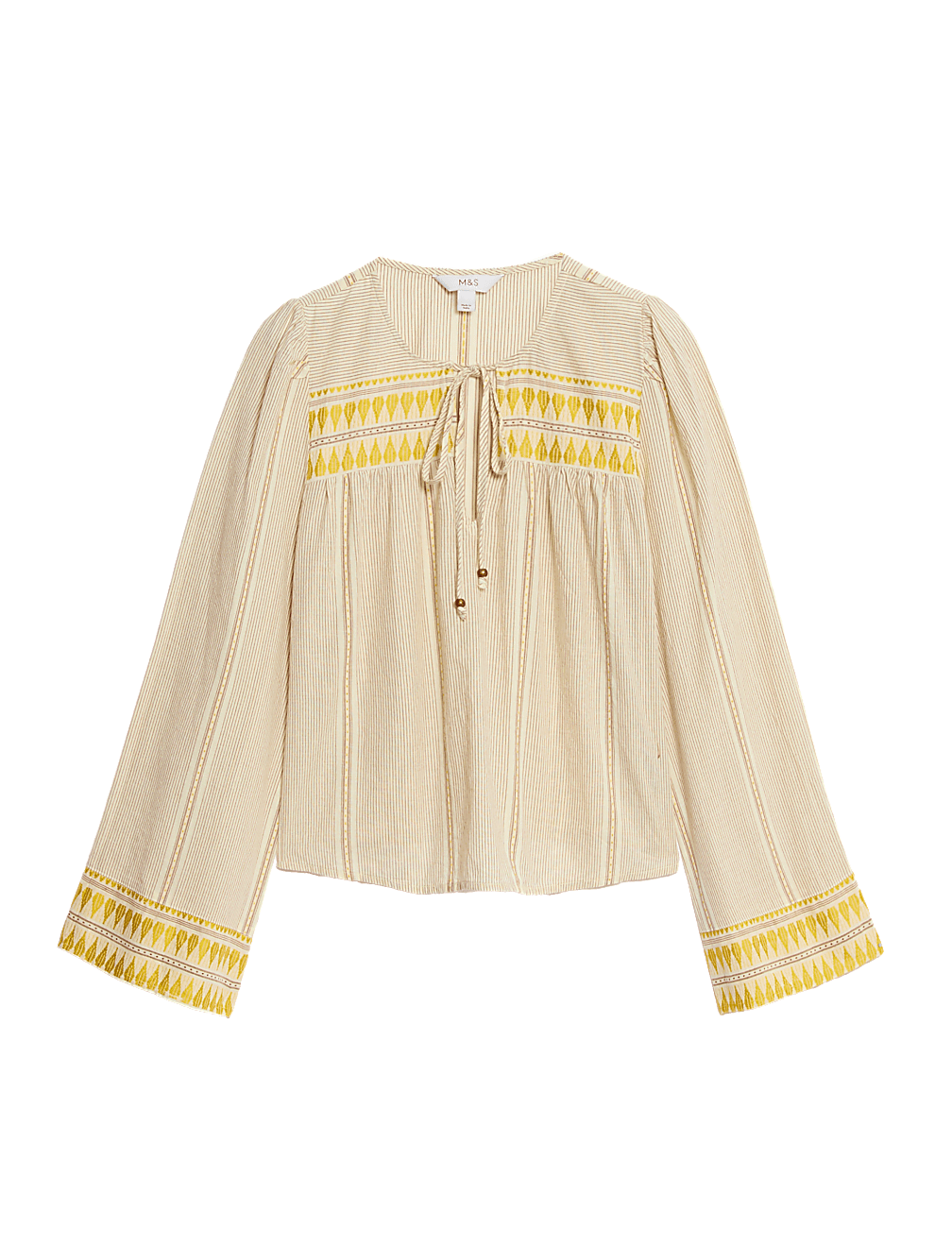 Cotton Rich Jacquard Beach Shirt