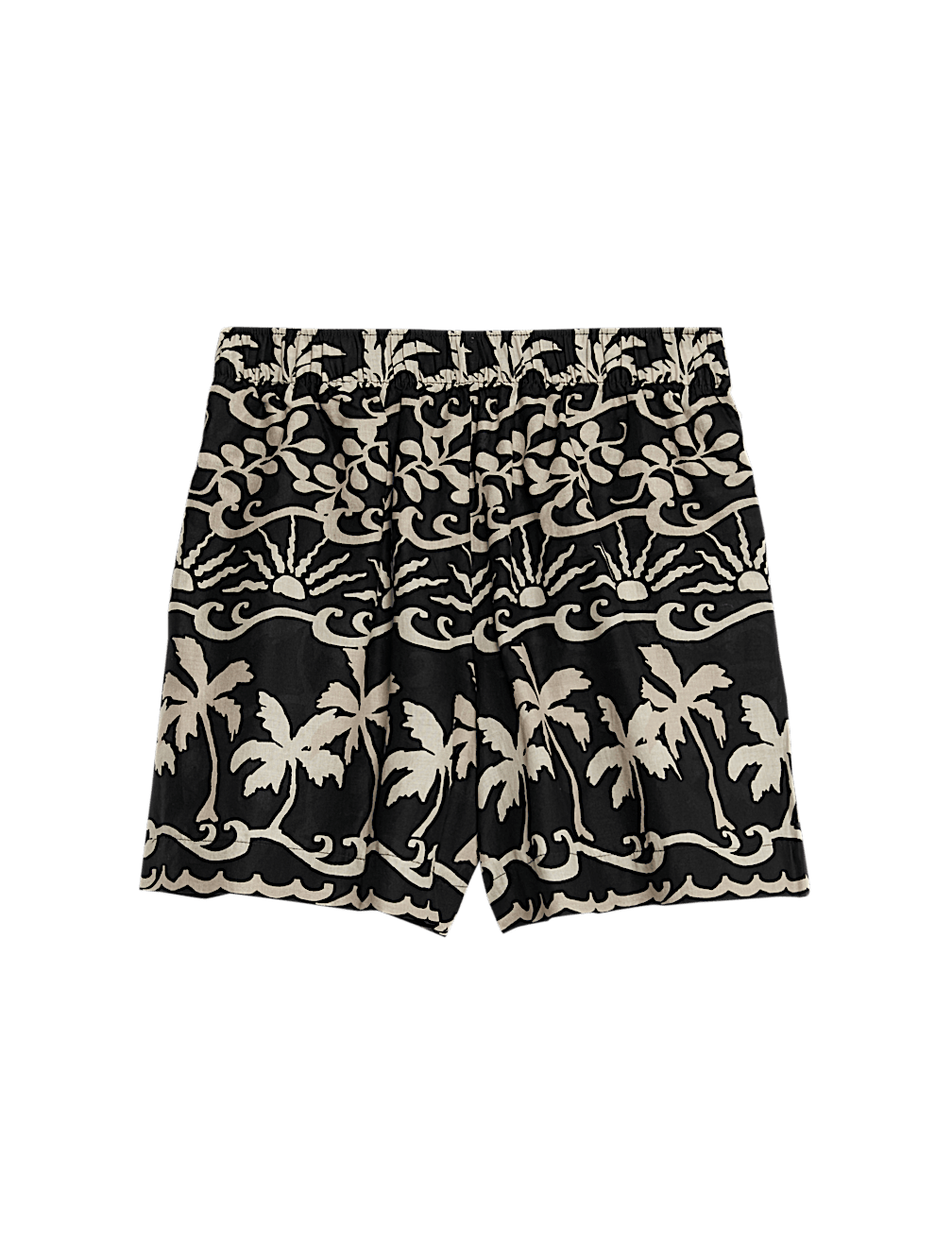 Pure Cotton Printed Beach Shorts