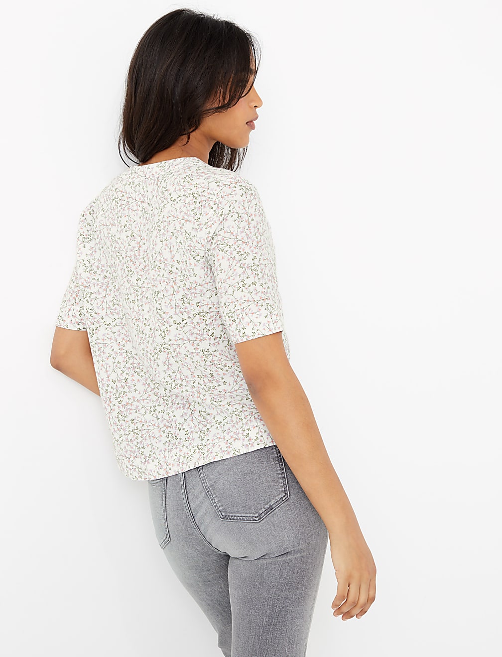 Pure Linen Flora lBlouse
