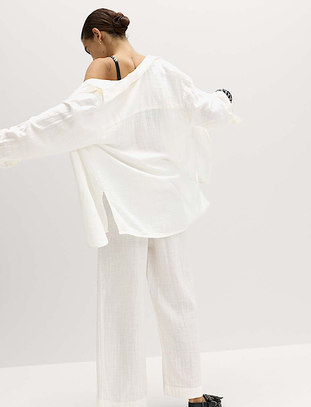 Pure Cotton Double Cloth Beach Shirt