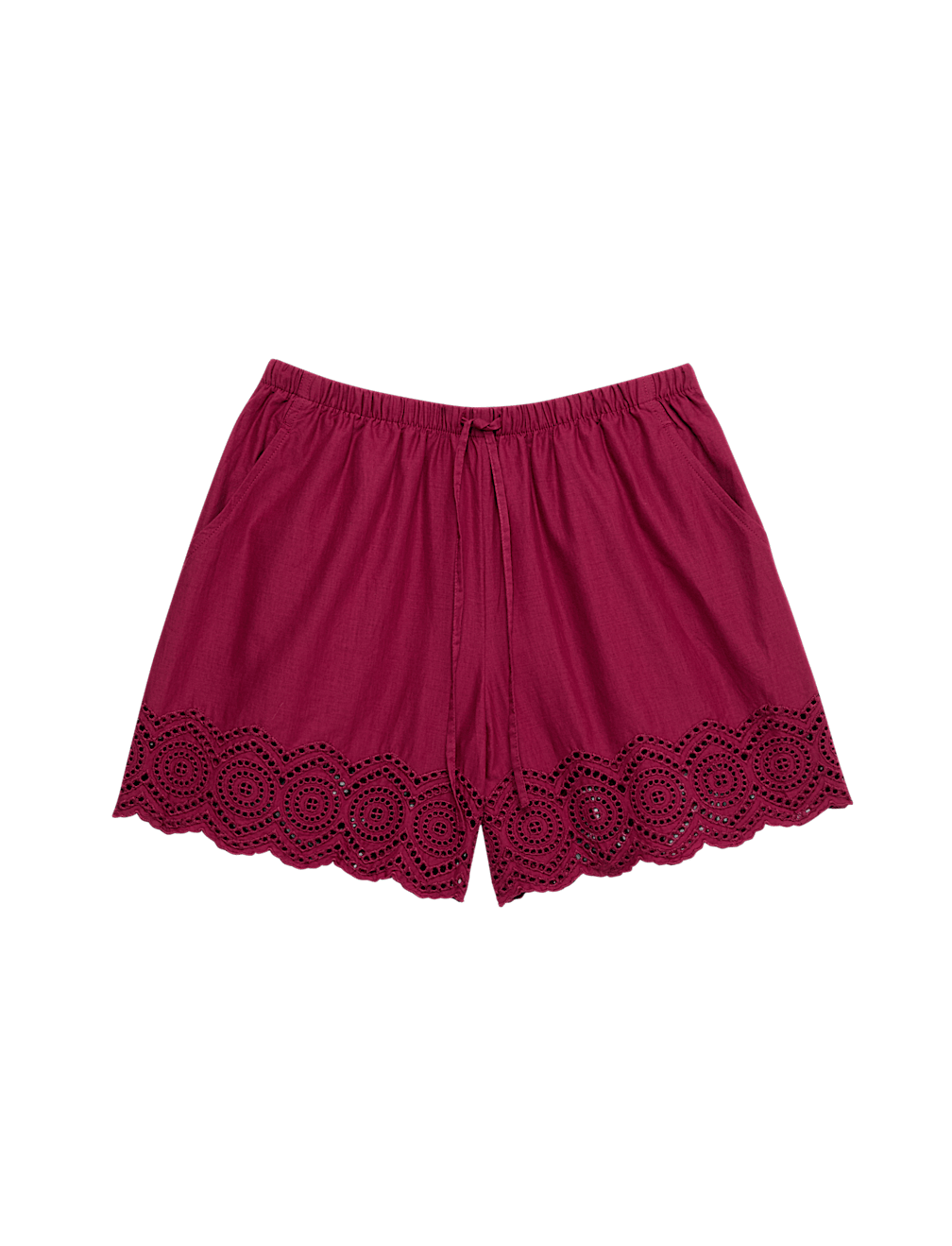 Pure Cotton Cutwork Beach Shorts