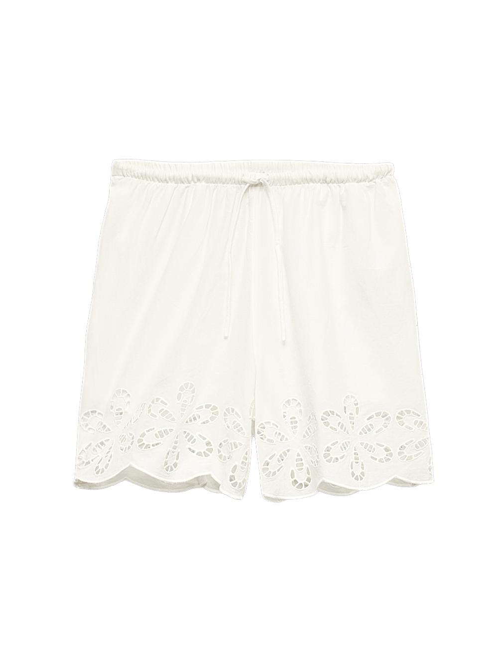 Pure Cotton Embroidered Beach Shorts