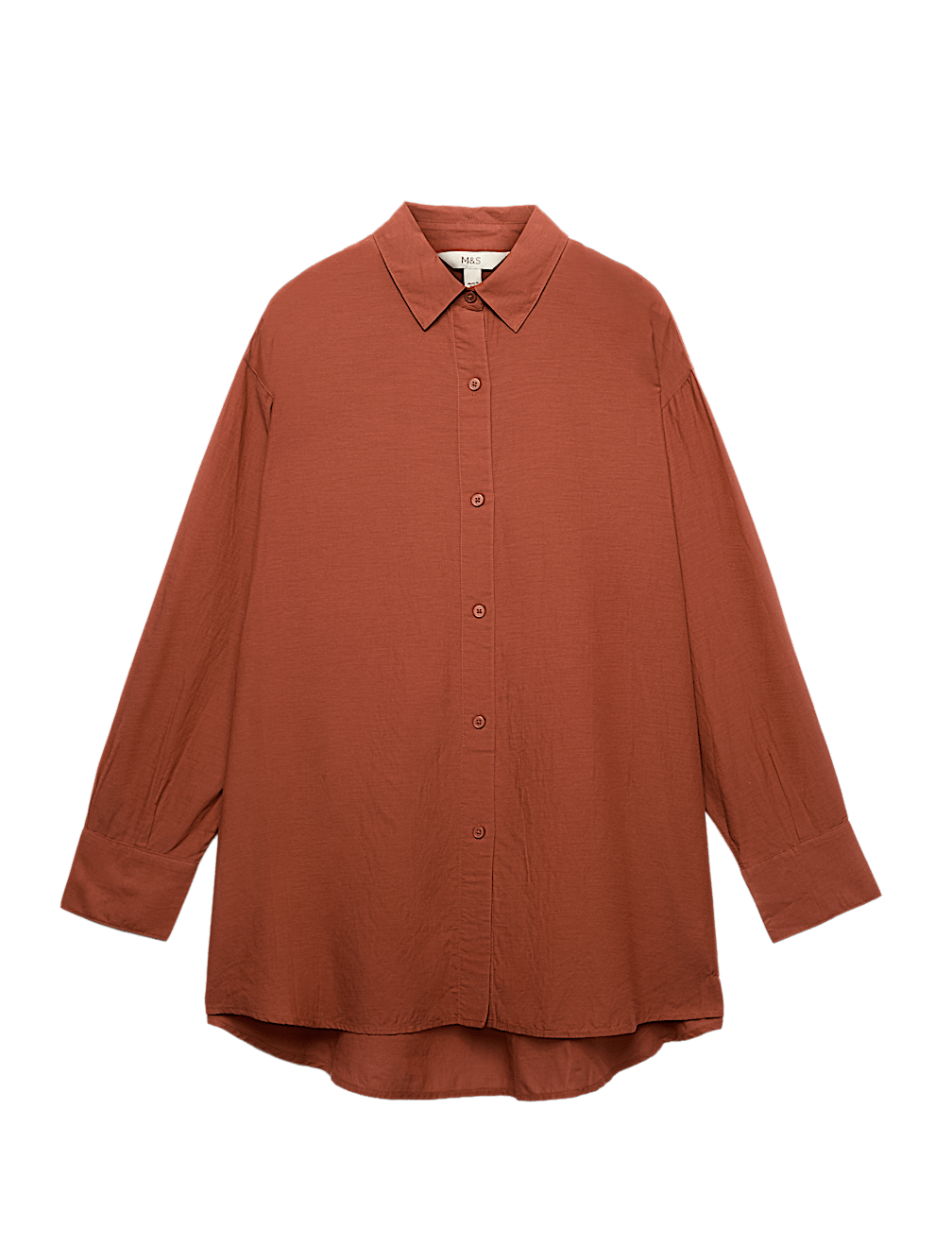Cotton Rich Collared Beach Cover Up Shirt