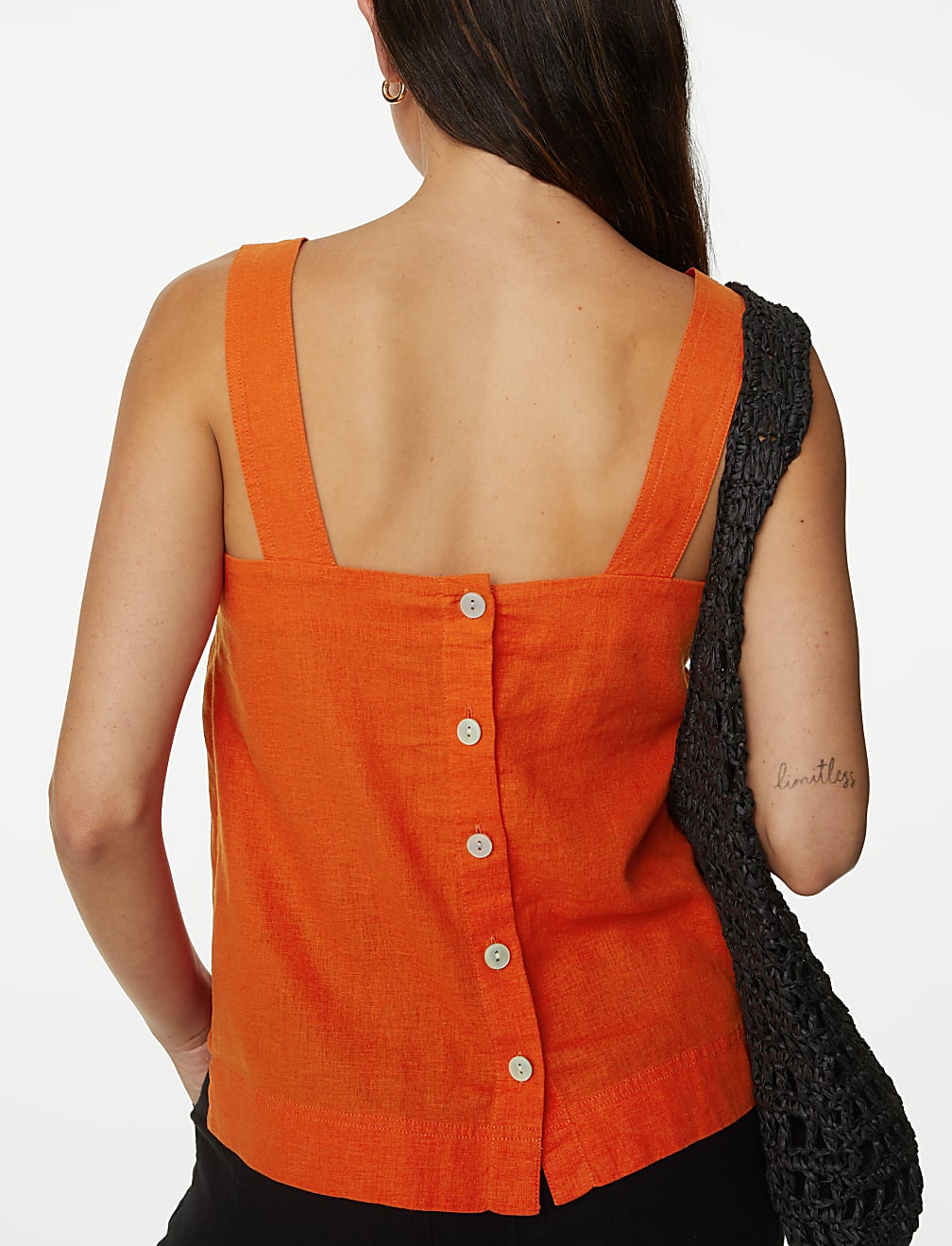 Linen Blend Cami Top