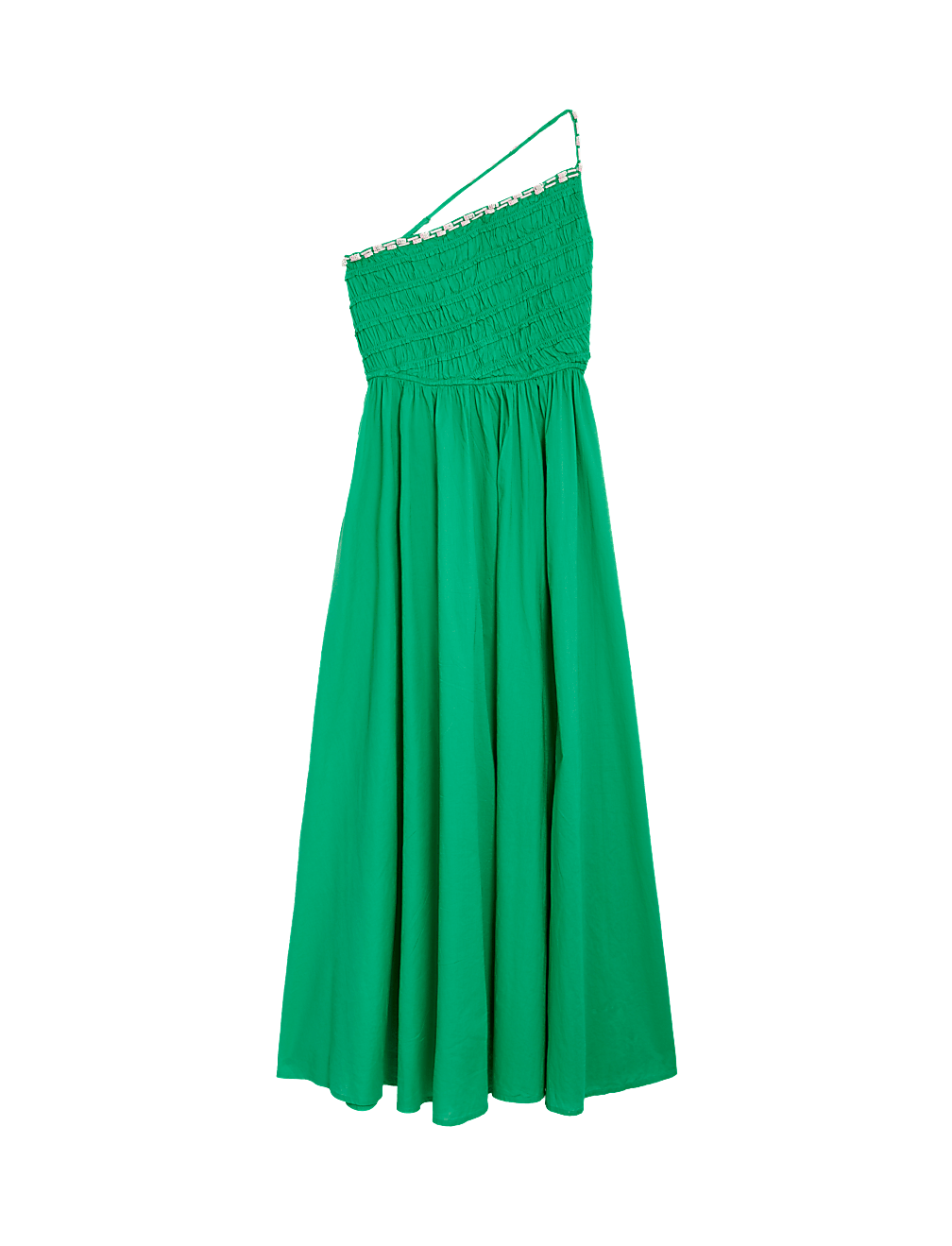 Pure Cotton Beaded Midaxi Beach Dress